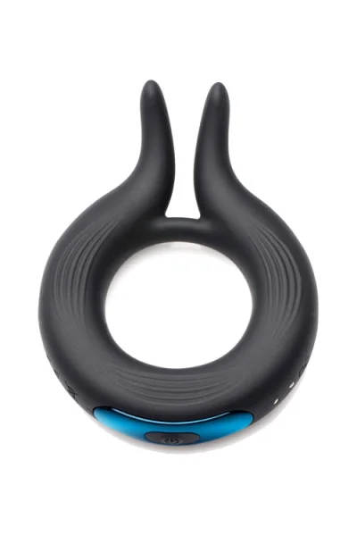 Trinity 4 Men 10X Cock Viper - 3.7" Dual Stim Silicone Cock Ring