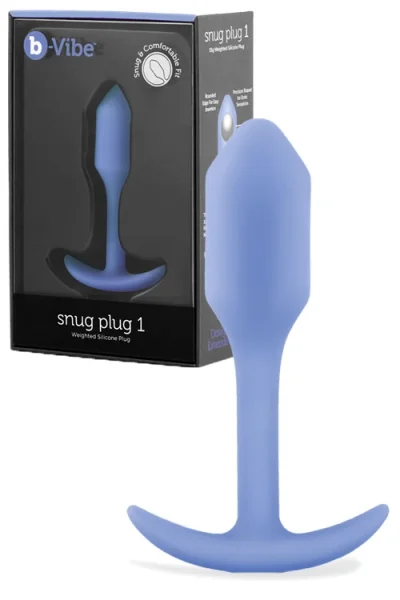 B-Vibe Snug Plug 1 - 3.4" Weighted Butt Plug