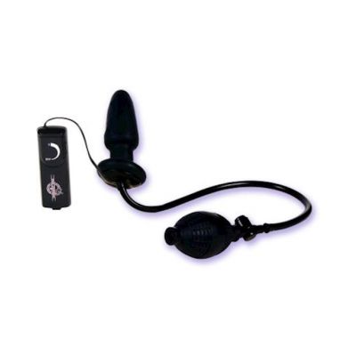 Deluxe Wonder Butt Plug Black 4 Inch