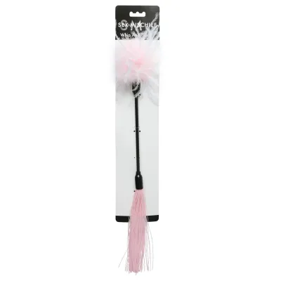 Sex and Mischief Whip and Tickle Pink and White