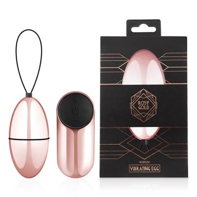 Rosy Gold New Vibrating Egg Rose Gold Vibrating Egg with Wireless Remote