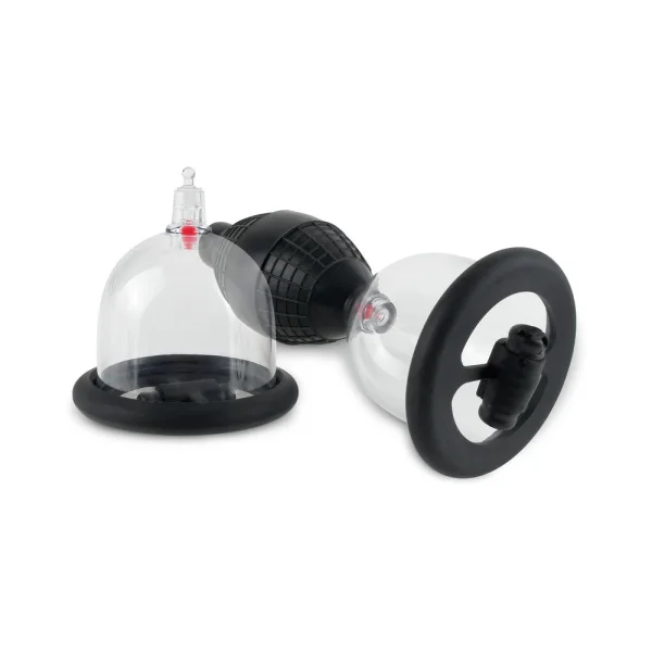 Fetish Fantasy Vibrating Nipple Pleasure Cups Black