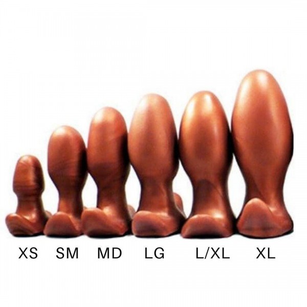 SquarePegToys® Egg Plugs SuperSoft Silicone Butt Plugs 6 Sizes