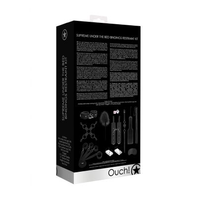 Supreme Under The Bed Bindings Kit Black Bondage sex toys