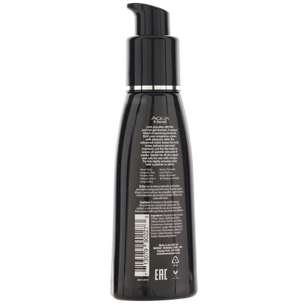Wicked Aqua Heat Warming Lubricant