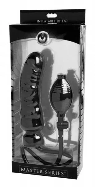 Renegade Semi Realistic Inflatable Dildo Black — image 6 of 6