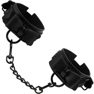 Sincerely Bow Tie Cuffs By Sportsheets Black