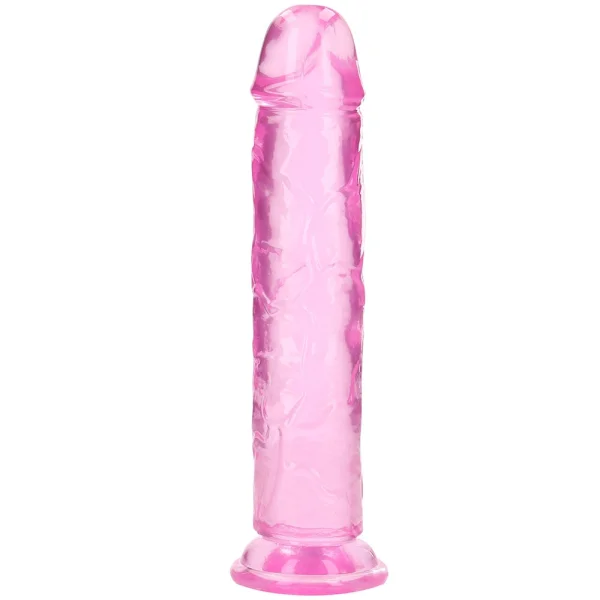 RealRock Crystal Clear Jelly 10 Inch Dildo