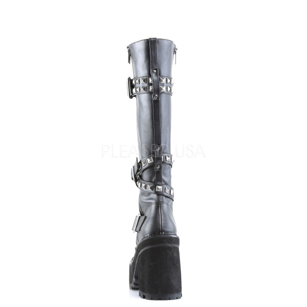 4 3/4 inches Heel, 2 1/4 inches PF Knee Boot w/Studded Straps, Side Zip — image 4 of 4