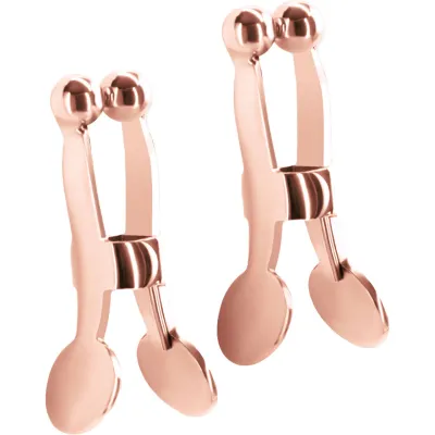 Bound C1 Nipple Clamps By NS Novelties Rose Gold