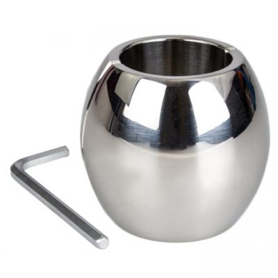 Torment Stainless Steel Oval Ball Stretcher 5 5cm