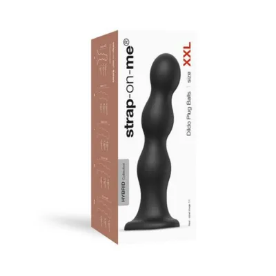 Strap on me Dildo Plug Balls Xxl Black