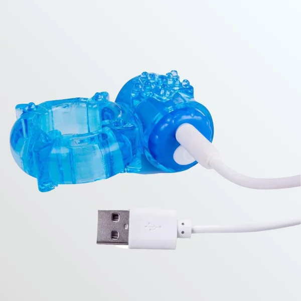 Charged Big O Cock Ring - Blue — image 17 of 25