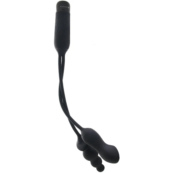 Gender X Double My Pleasure Rechargeable Waterproof Silicone Vibe & Plug Combo