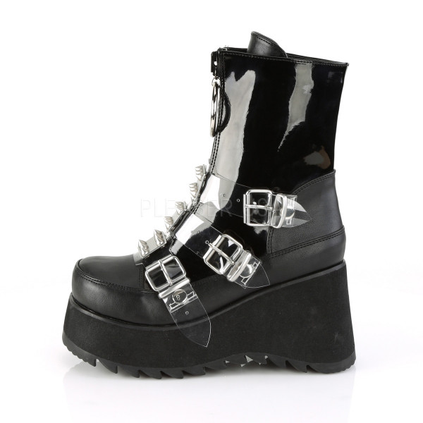 3 1/2 inches PF Mid-Calf Boot w/ 3 Buckle Straps, Front Zip — image 7 of 8