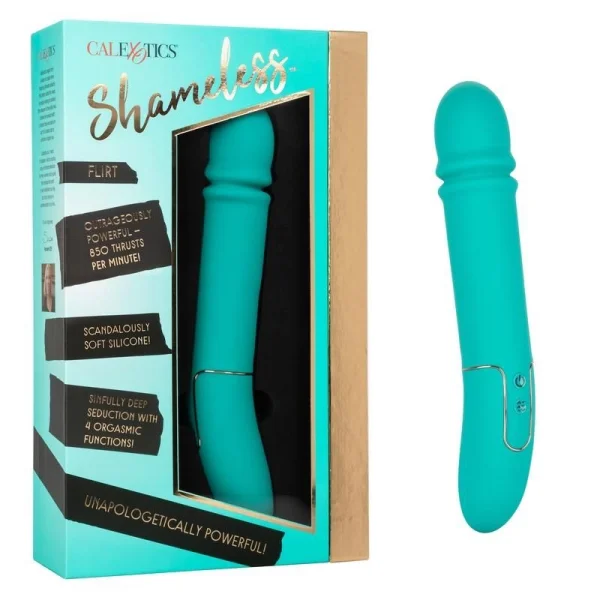 Shameless Flirt Powerful Silicone Waterproof Rechargeable Thruster By CalExotics — image 8 of 14