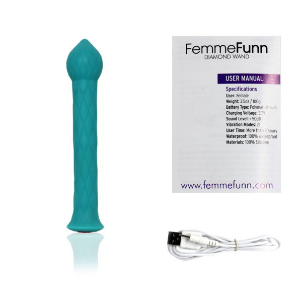 FemmeFunn Diamond Wand - Turquoise