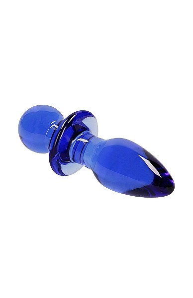 4.5" Rocker Glass Butt Plug