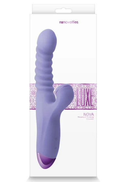Luxe Nova Thrusting & Throbbing Rabbit Vibe