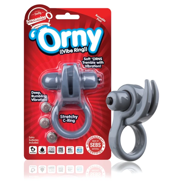 Orny Vibe Ring - Grey - 6 Count