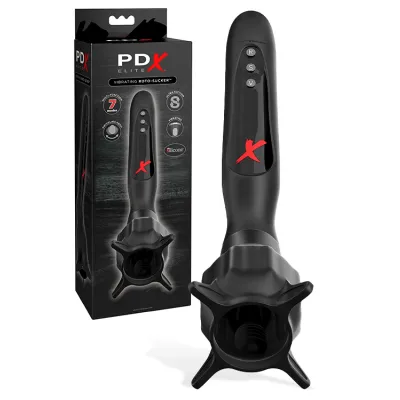 PDX Vibrating 10 Masturbator with Pivoting Head
