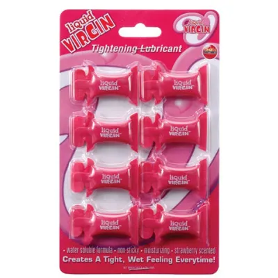 Liquid virgin pillow packs blister card 8 per pack