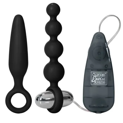 Booty Call Vibro Anal Kit 2 x AAA