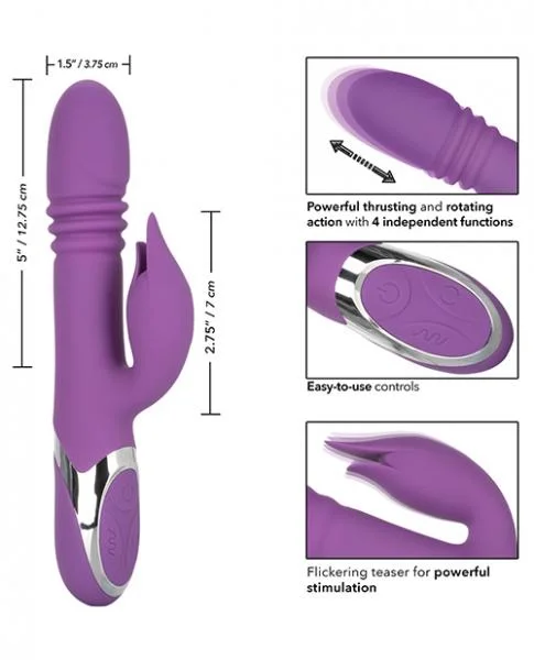 Enchanted Kisser Purple Rabbit Style Vibrator — image 8 of 8