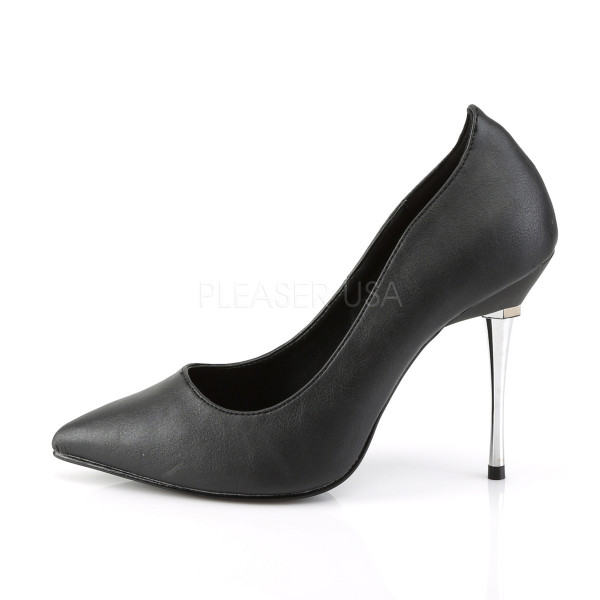 4 inches Metal Stiletto Heel Pointed Toe Pump — image 19 of 24