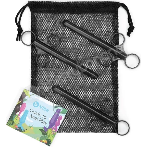 B-vibe Lubricant Applicator Black 3pk Set