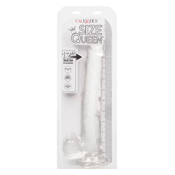 Size Queen 12 inch-30.5 Cm - Clear