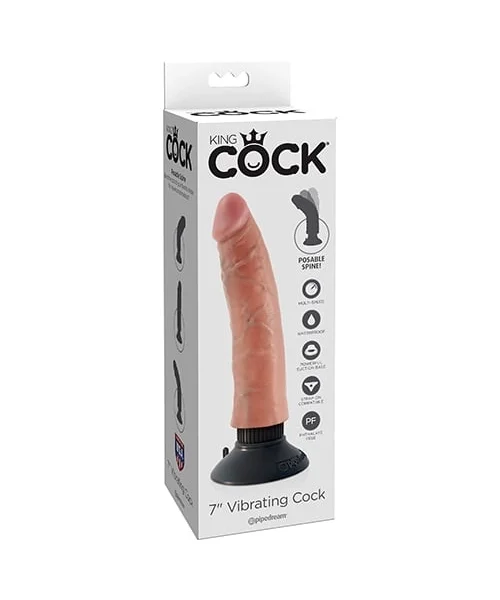 King Cock 7'' Vibrating Cock