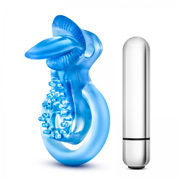Tongue Style Vibrating Cock Ring