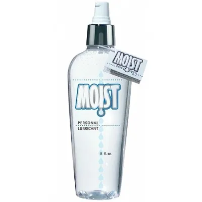 Moist Personal Water Based Lubricant 8 Ounce Pump