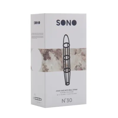 Sono No 30 Cockcage with ball strap Black