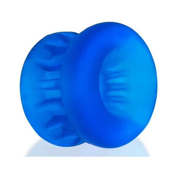 Extreme Bondage Gear:  Oxballs Ultracore Core Ballstretcher With Axis Ring Blue Ice