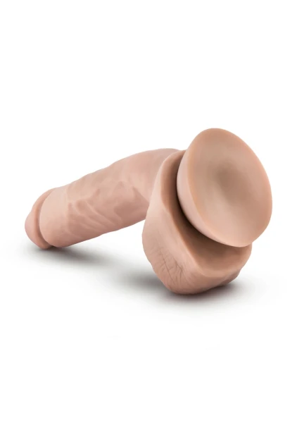 Dr. Skin Glide 8.5" Self-lubricating Dildo With Balls
