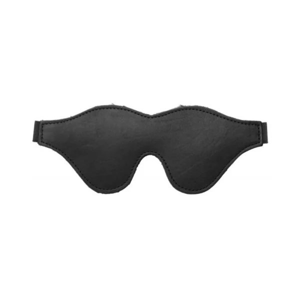 Strict Black Fleece Lined Blindfold — image 5 of 5