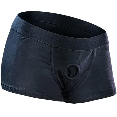 Temptasia Strap On Harness Briefs 2X By Blush Novelties Black