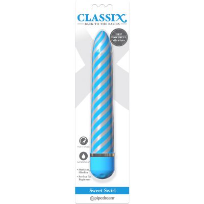 Sweet Swirl 8 Vibrator Blue