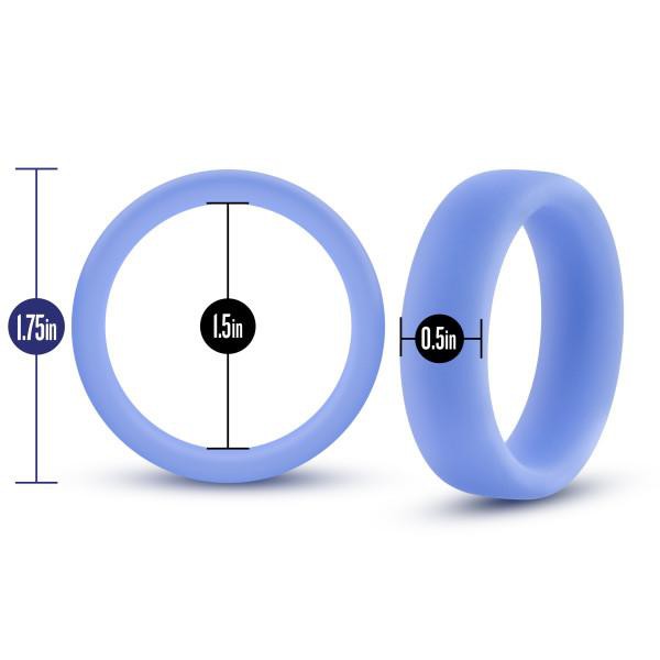Blush Performance Silicone Glo Glow-in-the-Dark Cock Ring — image 4 of 10