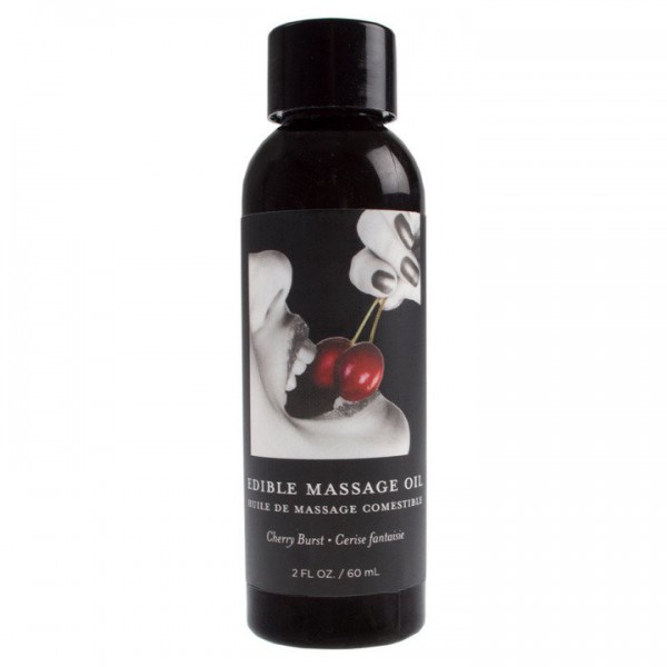 Earthly Body Cherry Edible Massage Oil – 60ml