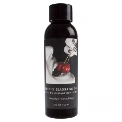 Earthly Body Cherry Edible Massage Oil 60ml