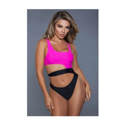 Clara Swimsuit Black pink Large