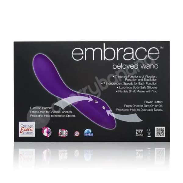 Embrace Purple Beloved Wand Vibrator