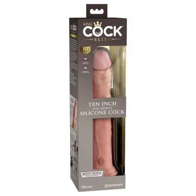 Pipedream Products King Cock Elite 10 Silicone Cock Light