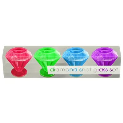 Ladies Night Diamond Shot Glass Set