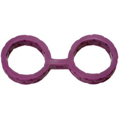 Japanese Bondage Silicone Ankle cuffs Purple