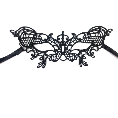 Black Regal Lace Eye Mask
