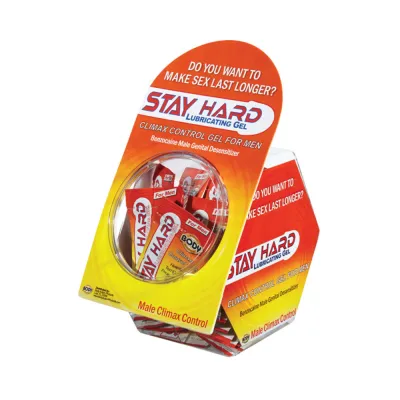 Stay Hard Sample Packet 50 Piece Fishbowl Display